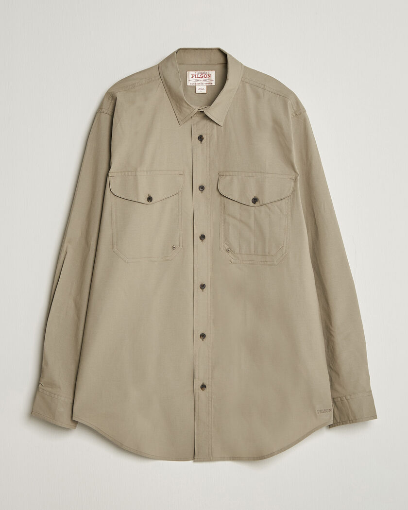 Filson Twin Lakes Sport Shirt Dark Clay – Grønn