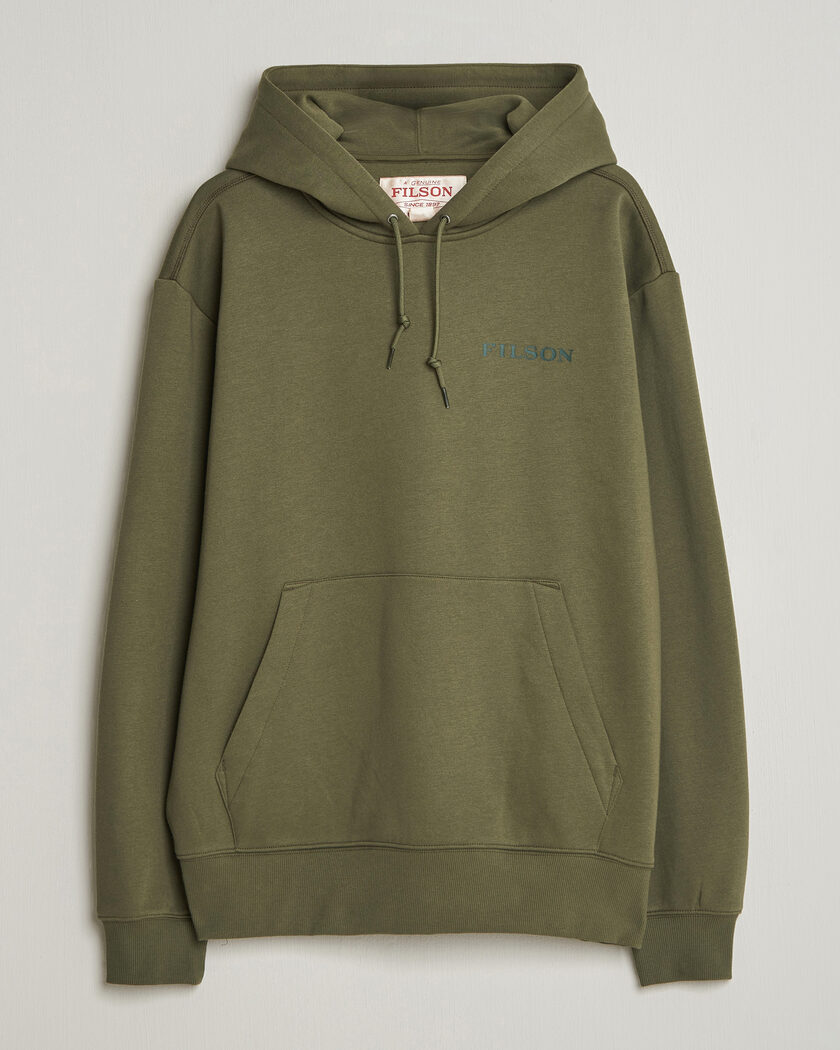 Filson Scenic Graphic Hoodie Surplus Green – Grønn
