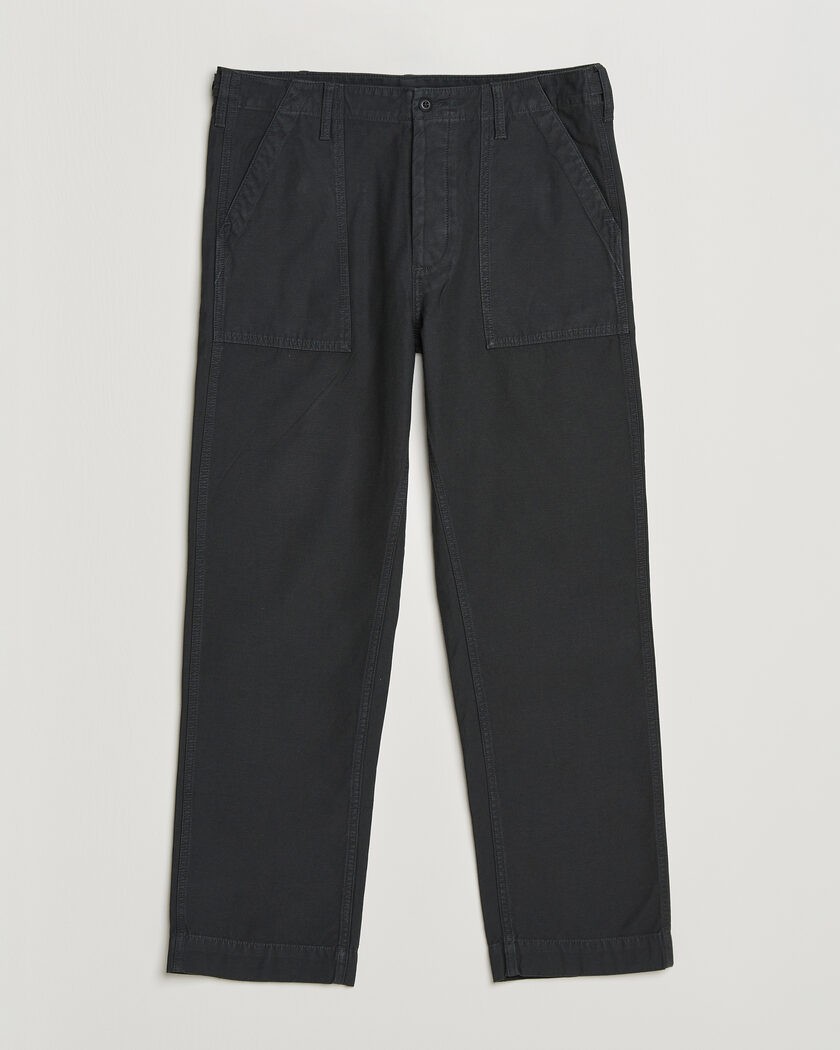 Filson Field Supply Pants Washed Faded Black – Svart