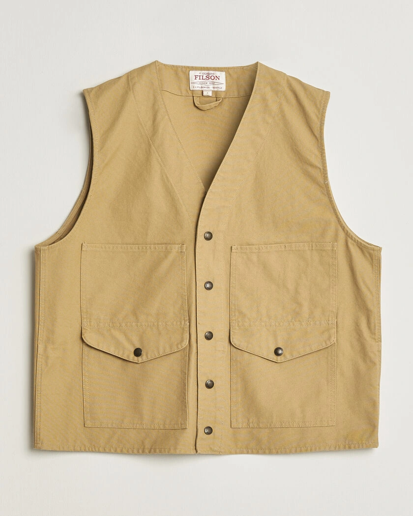 Filson Dry Tin Vest Tan – Beige