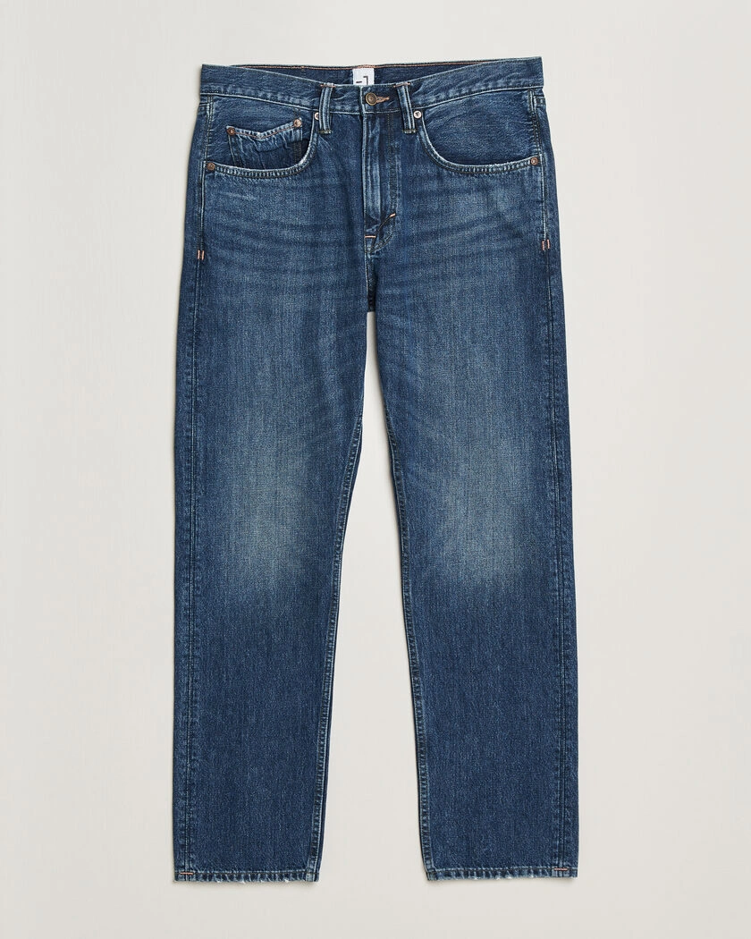 -1 Nordic Denim Regular Fit Jeans Nordic Worn In – Blå