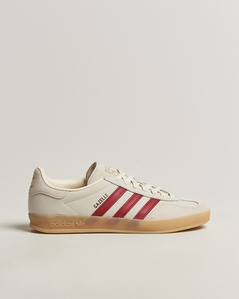  adidas Originals Gazelle Indoor Sneaker White/Red – Hvit
