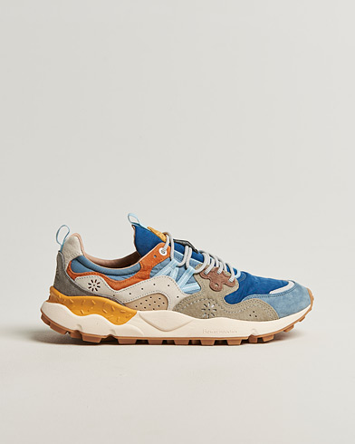Flower Mountain Yamano 3 Suede/Nylon Sneaker Blue Mix – Blå