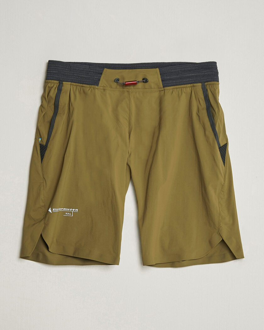 Klättermusen Nal Windbreaker Shorts Olive – Grønn