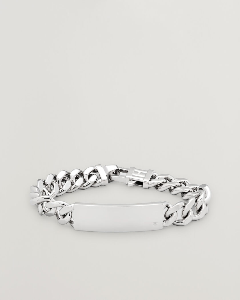Tom Wood ID Bracelet Silver – Sølv