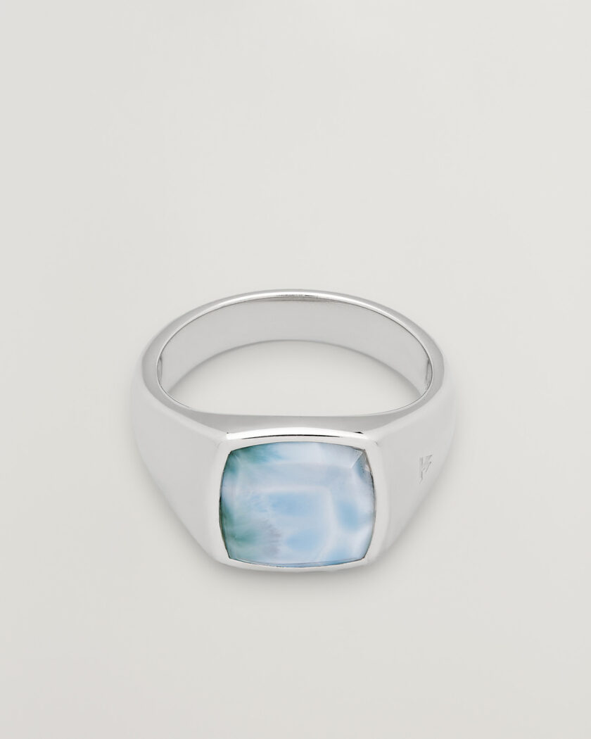 Tom Wood Kay Ring Ice Blue Silver – Sølv
