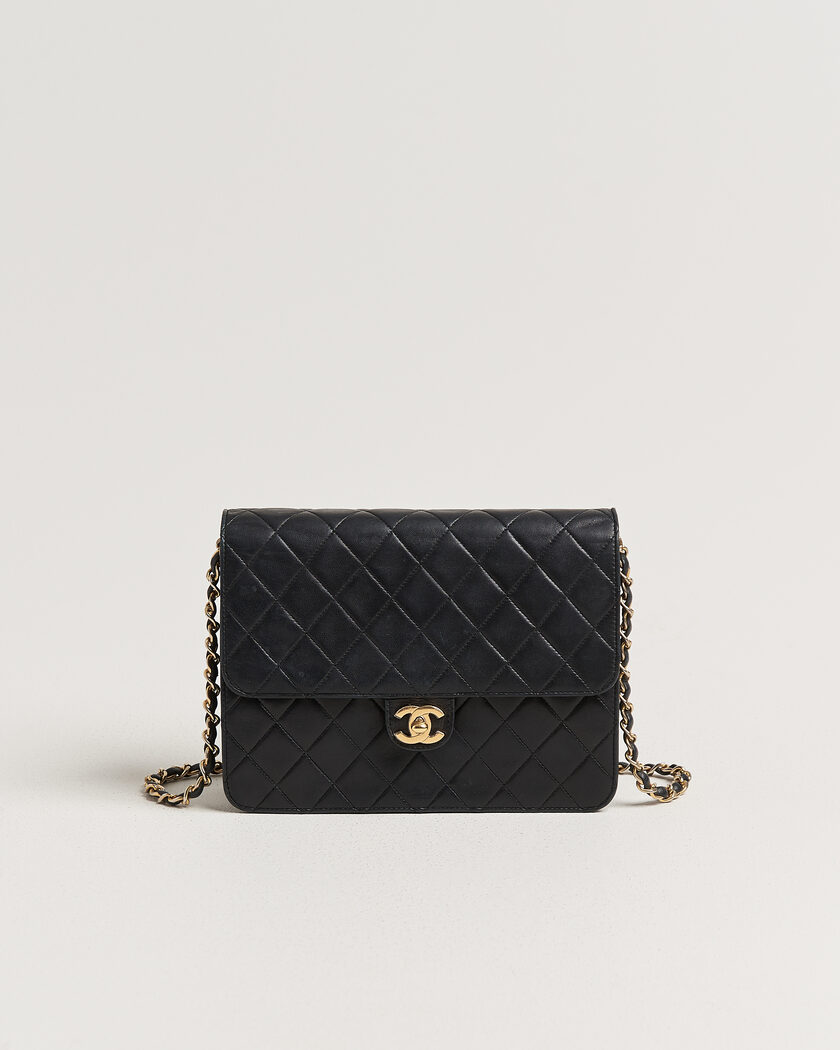 Chanel Pre-Owned Single Flap Bag Black – Svart