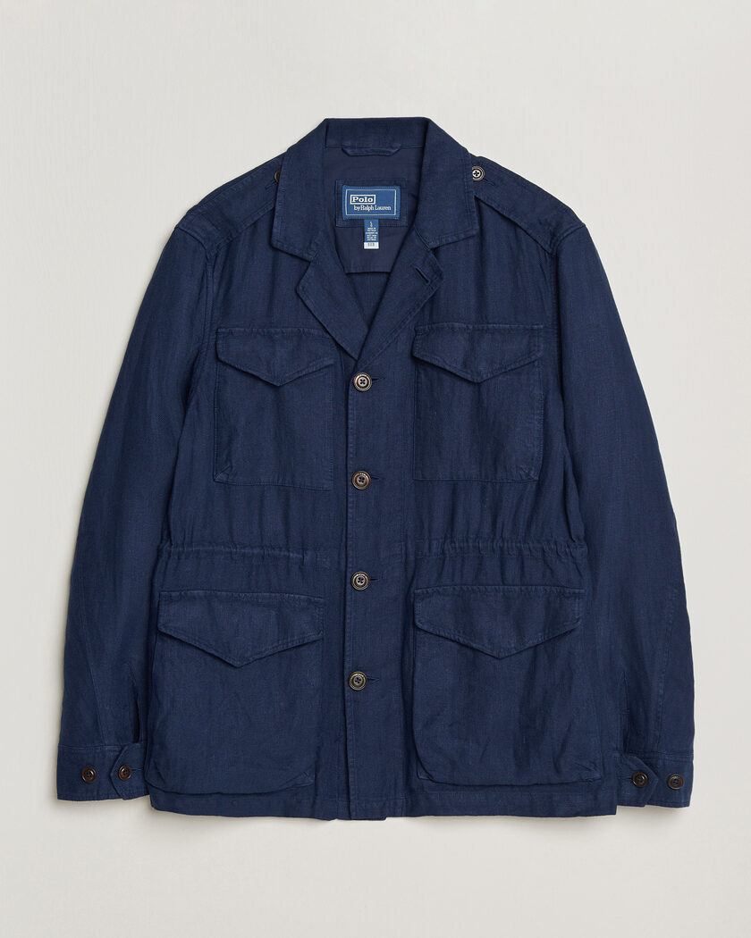 Polo Ralph Lauren Lined Field Jacket Newport Navy – Blå