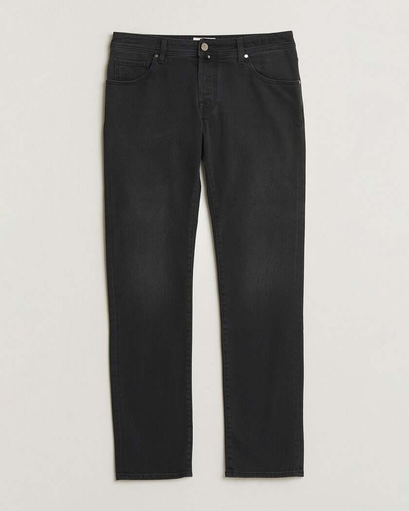Jacob Cohën Nick Slim Fit Power Stretch Jeans Medium Black Wash – Svart