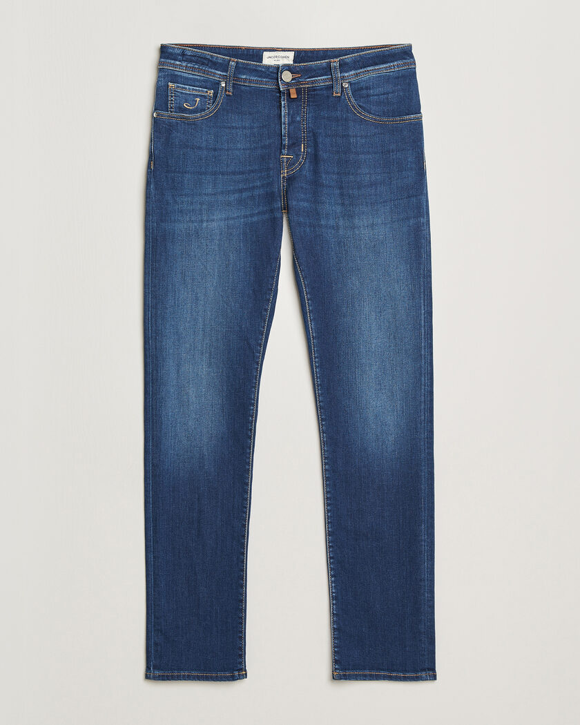 Jacob Cohën Nick Slim Fit Super Stretch Jeans Medium Vintage – Blå