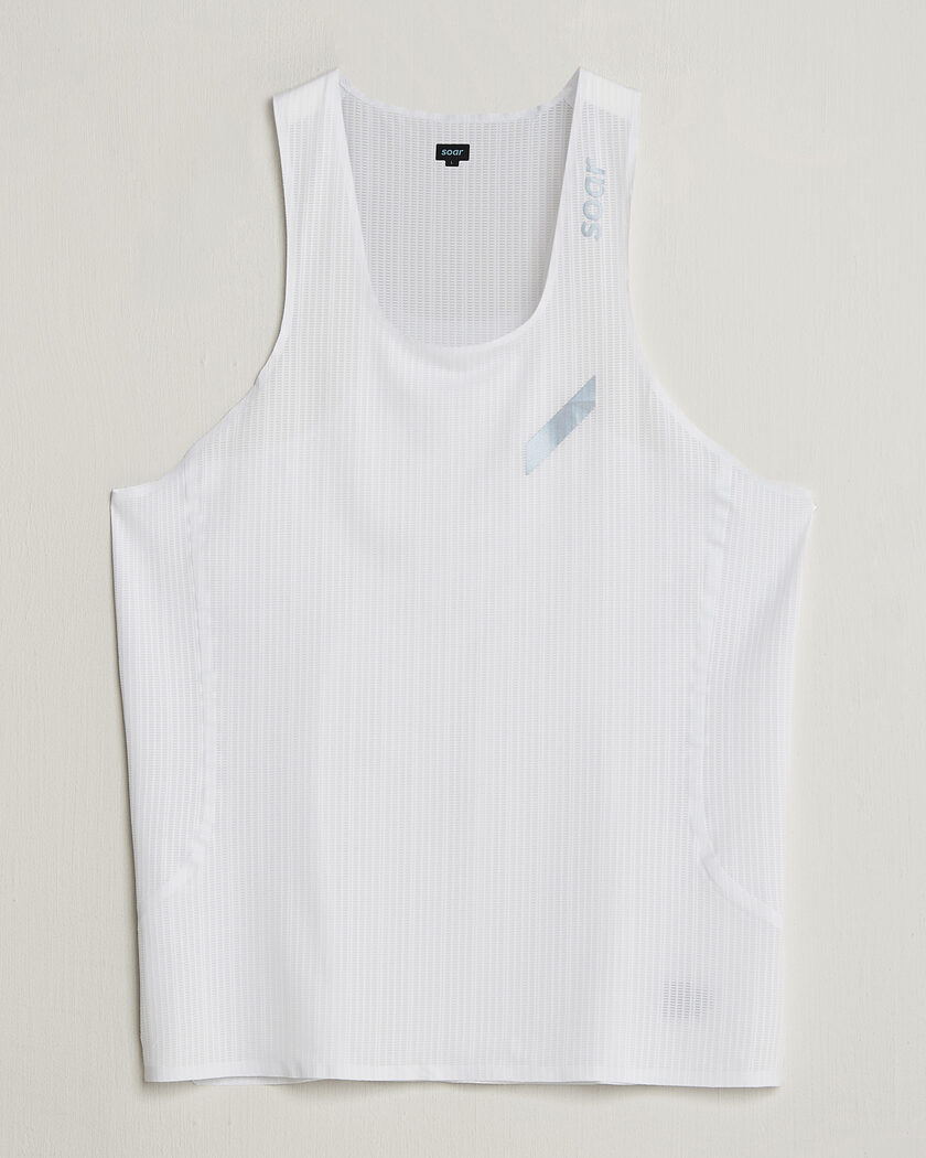 SOAR Running Race Vest White – Hvit