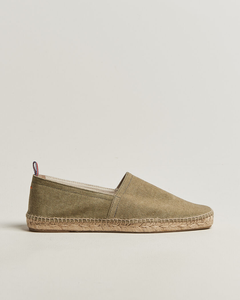 Castañer Pablo Washed Canvas Espadrilles Laurel Green – Grønn