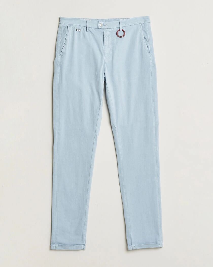 Tramarossa Luis Superstrech Cotton Chino Water – Blå