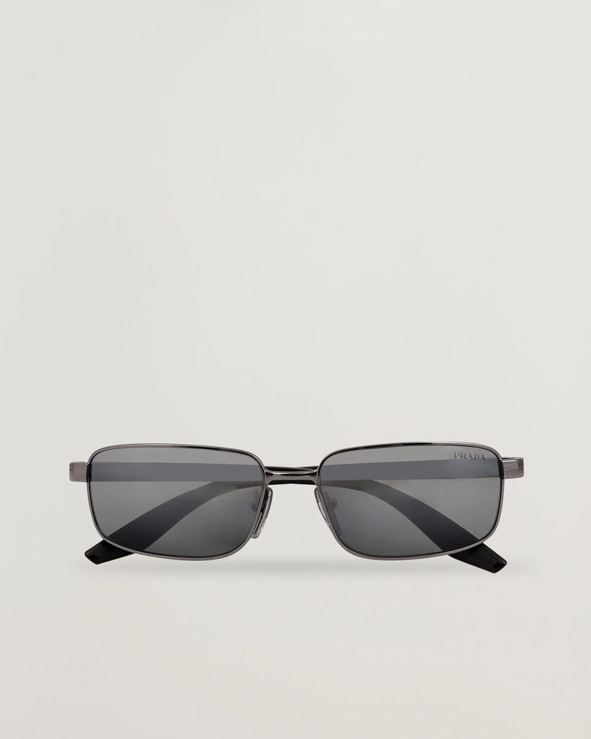 Prada Linea Rossa 0PS B54S Sunglasses Metal Grey – Grå