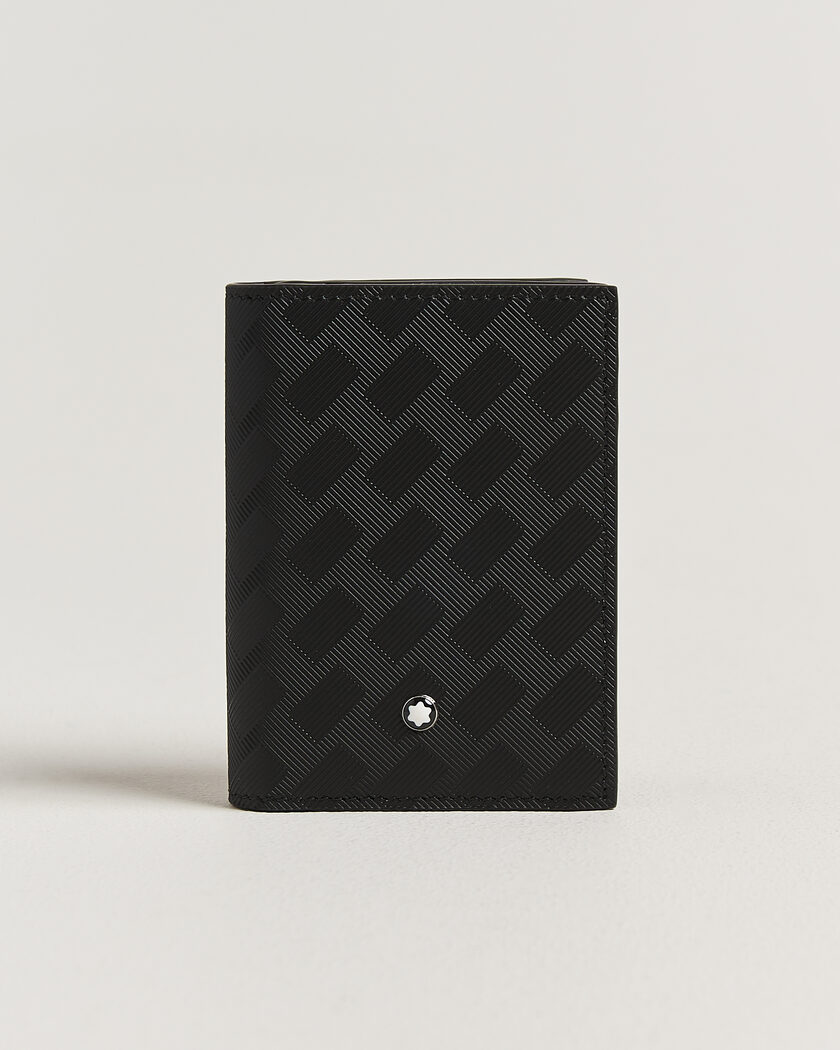 Montblanc Extreme Leather 4cc Card Wallet Black – Svart