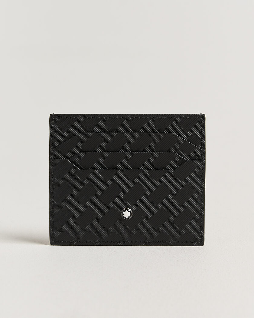 Montblanc Extreme Leather 6cc Card Holder Black – Svart