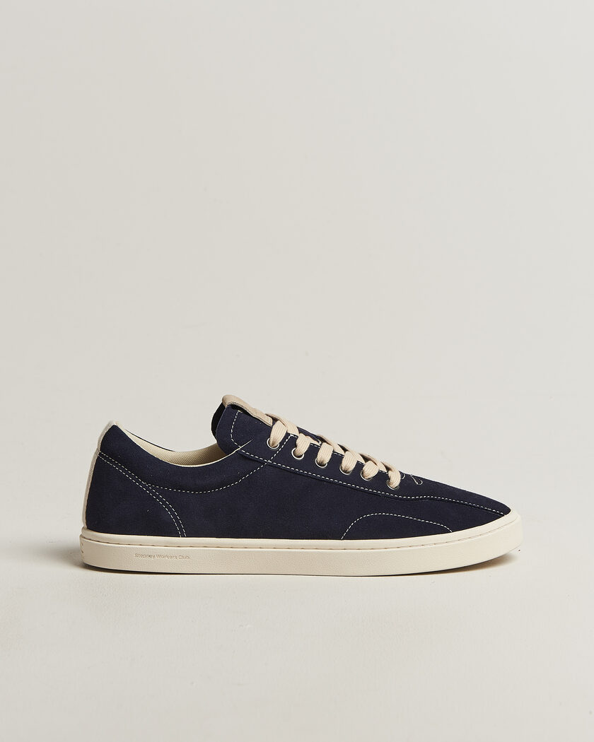Stepney Workers Club Surma Suede Sneaker Navy – Blå