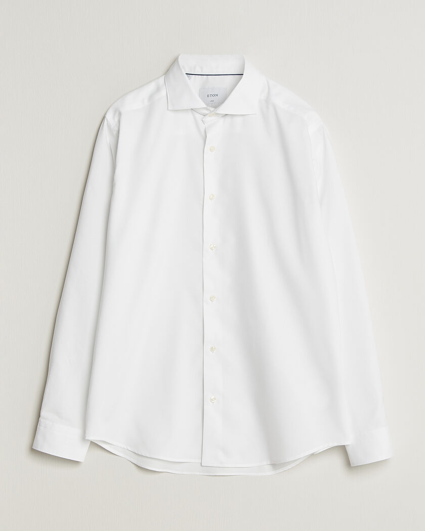 Eton Casual Fit Signature Oxford Shirt White – Hvit
