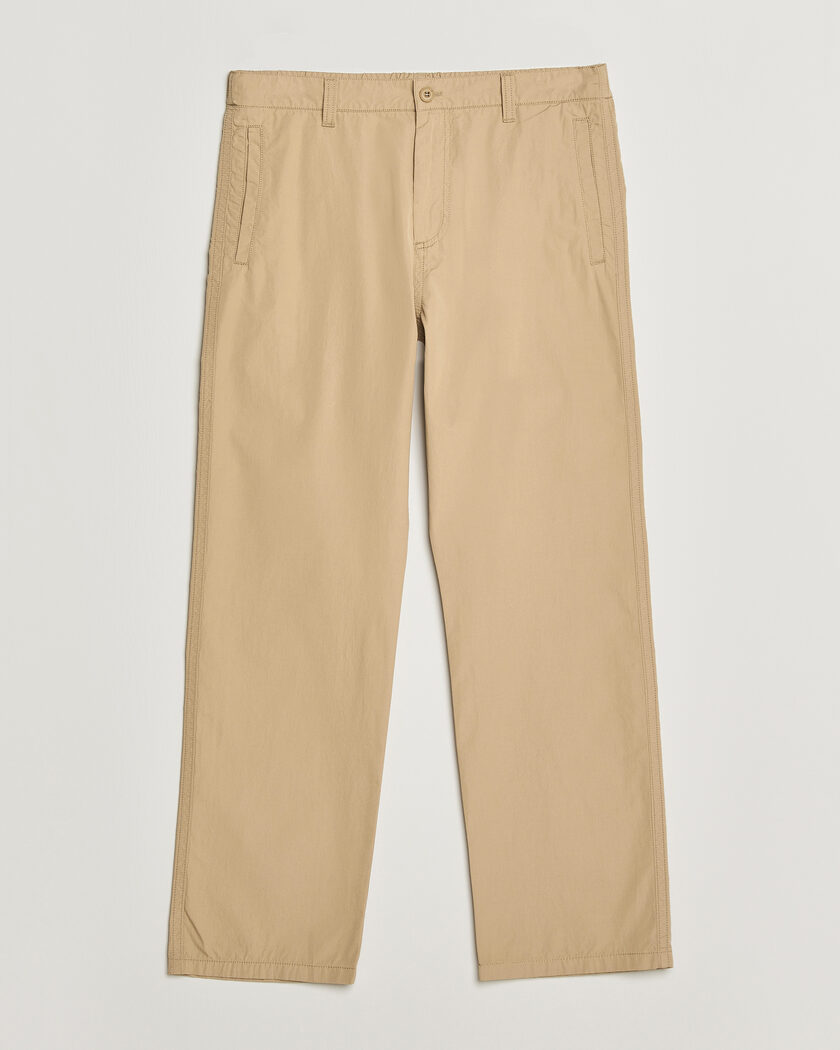 Filippa K Flynn Washed Cotton Drawstring Trousers Canvas Beige – Beige