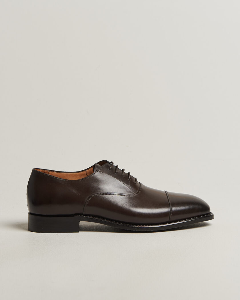 Myrqvist Äppelviken II Oxford Dark Brown Calf – Brun