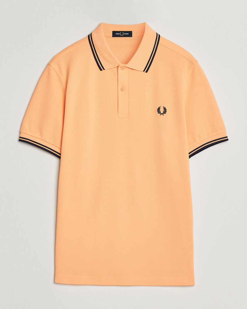 Fred Perry Twin Tipped Polo Shirt Peach – Oransje
