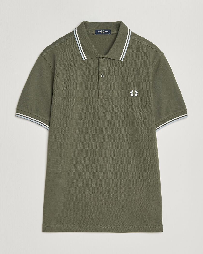 Fred Perry Twin Tipped Polo Shirt Laurel Wreath Green – Grønn