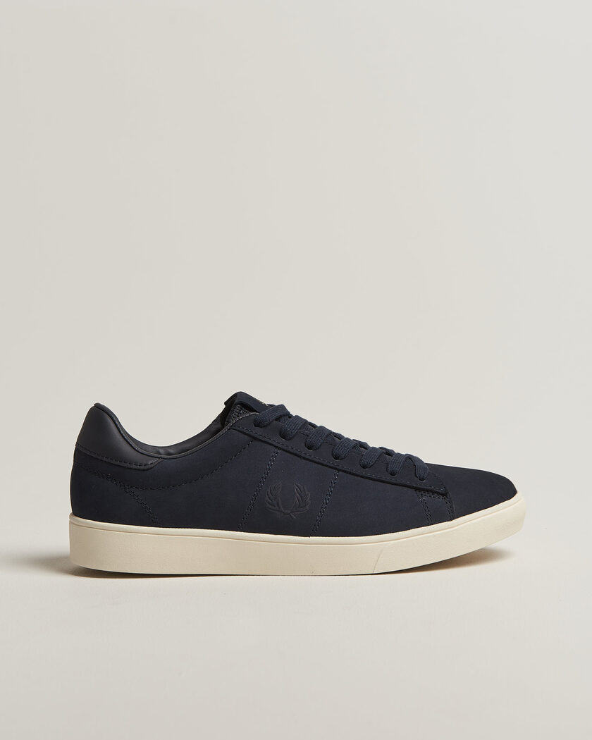 Fred Perry Spencer Nubuck Sneaker Navy – Blå