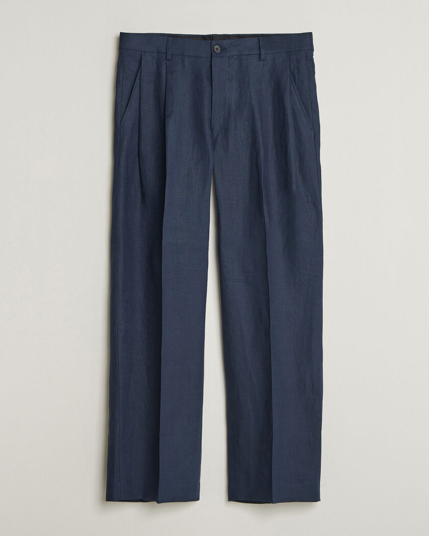 Polo Ralph Lauren Prepster Linen Trousers Newport Navy hos