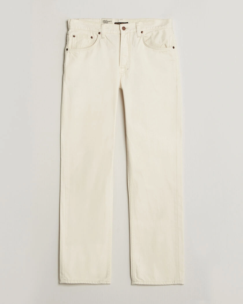 Nudie Jeans Rad Rufus Jeans Everivory – Hvit
