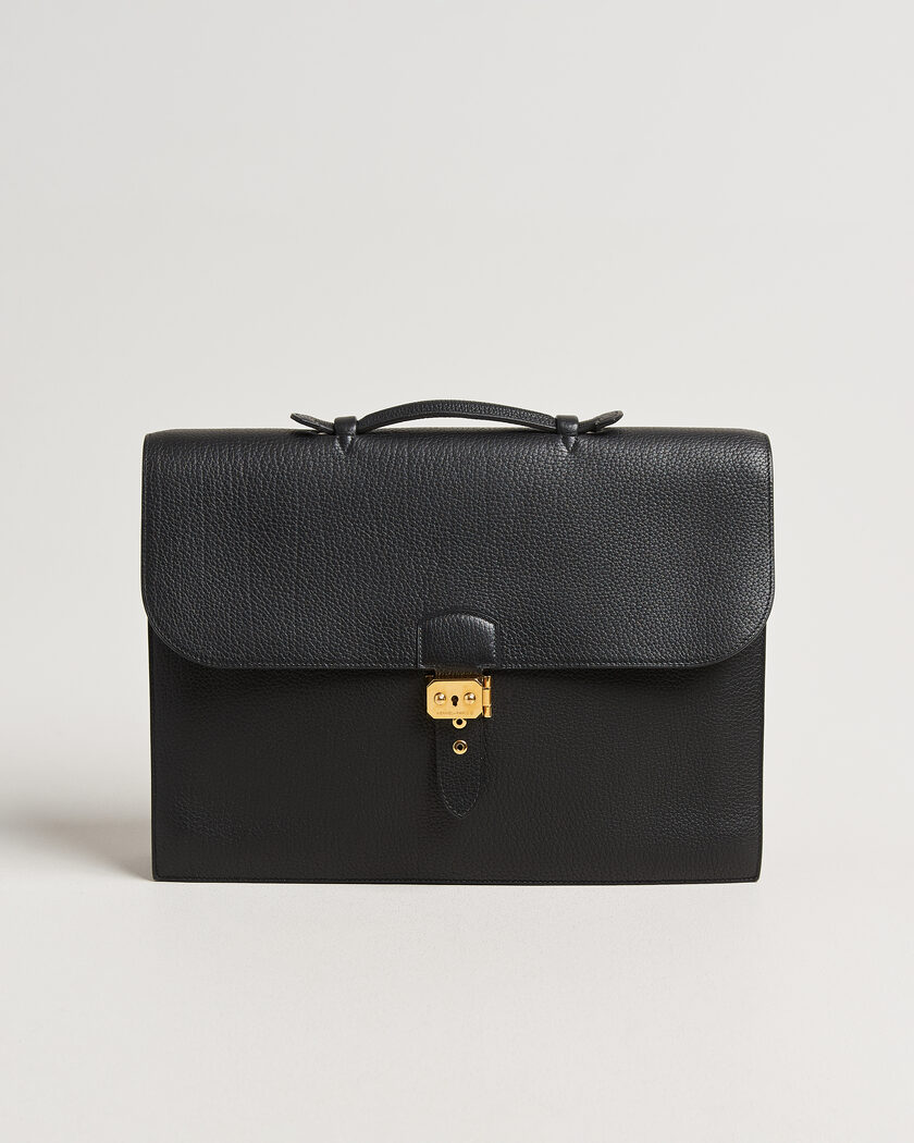 Hermès Pre-Owned Sac à Dépêches 41 Black – Svart