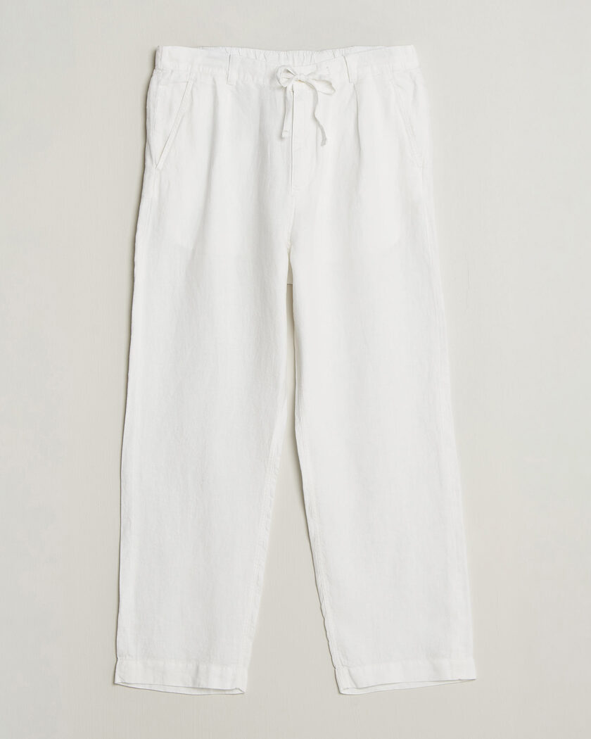Polo Ralph Lauren Easy Fit Pleated Trousers Ceramic White – Hvit