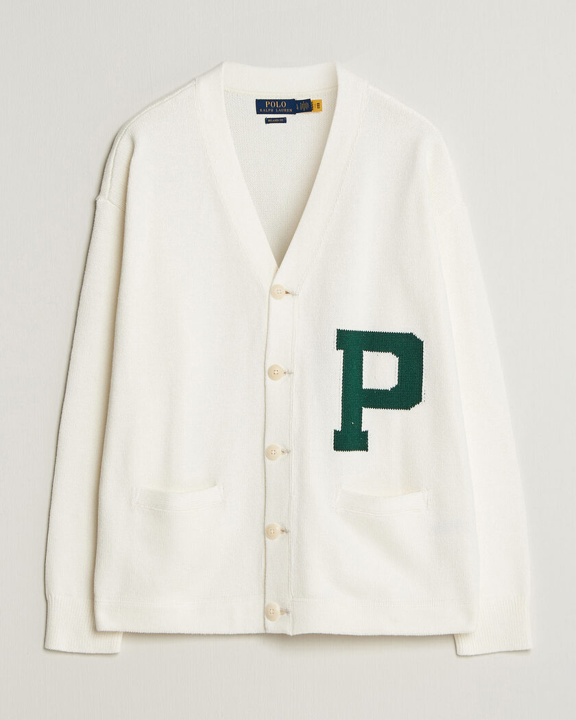 Polo Ralph Lauren P Cardigan Cream Combo – Hvit