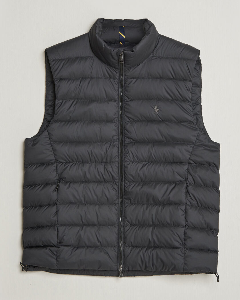 Polo Ralph Lauren Quilted Matt Vest Polo Black – Svart