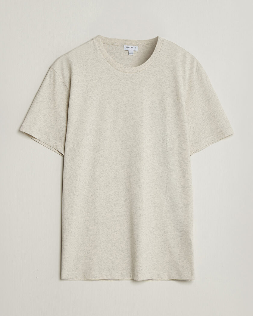 Sunspel Riviera Midweight T-Shirt Archive White – Hvit