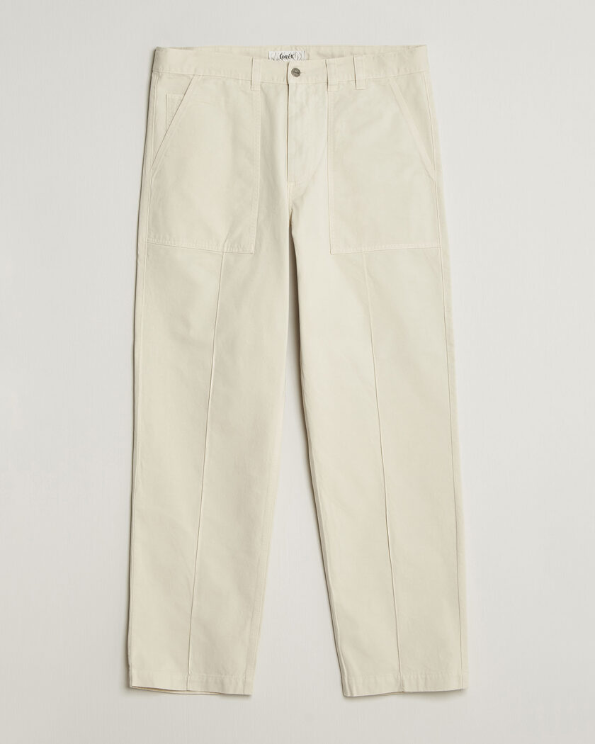 Forét Searcher Fatigue Pants Cloud – Hvit