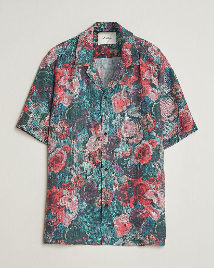 LES DEUX Bouquet AOP Short Sleeve Shirt Multi – Flerfarget