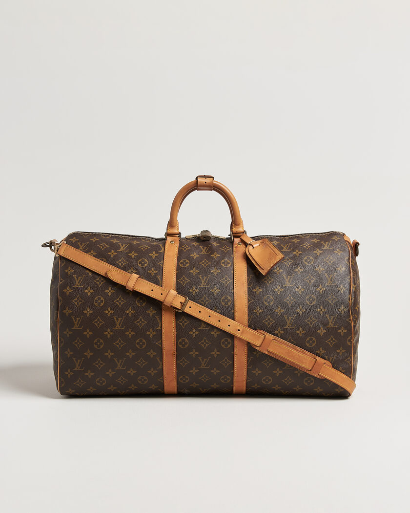 Louis Vuitton Pre-Owned Keepall Bandouliére 55 Monogram – Brun