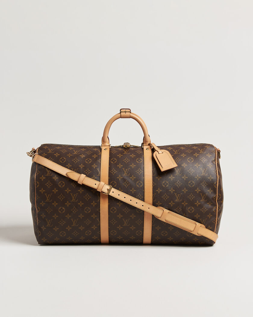 Louis Vuitton Pre-Owned Keepall Bandouliére 55 Monogram – Brun