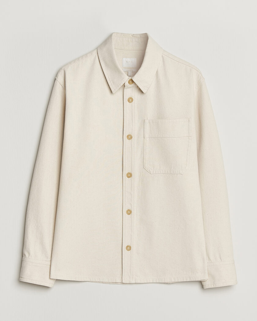 A.P.C. Basile Overshirt Off White – Hvit