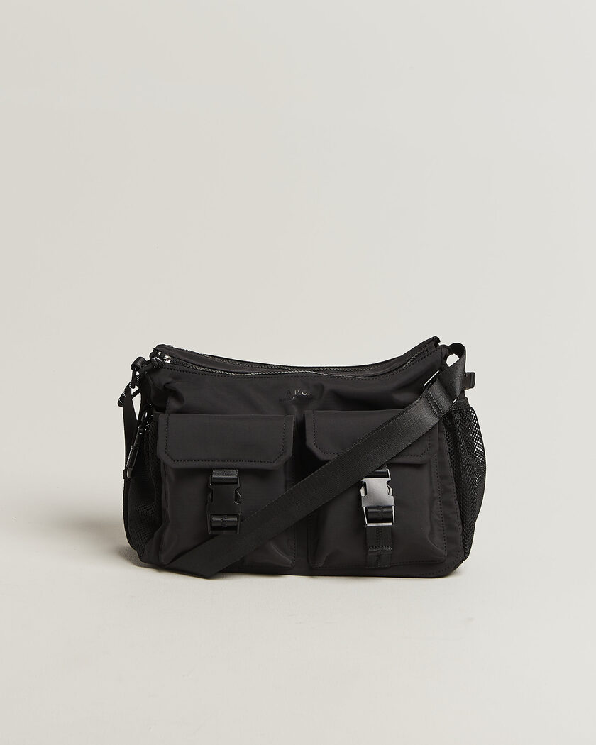 A.P.C. Trek Crossbody Bag Black – Svart
