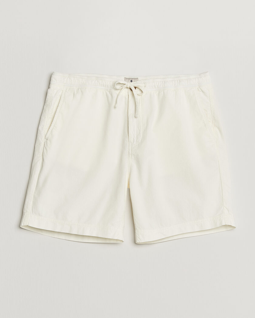 Morris Fenix Summer Cord Shorts Off White – Hvit