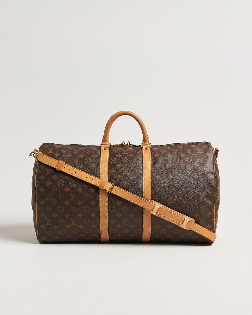 Louis Vuitton Pre-Owned Keepall 55 Bandouliére Monogram – Brun