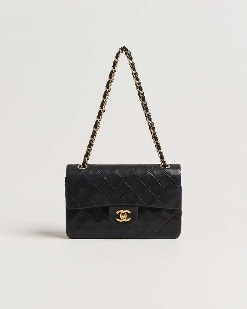 Chanel Pre-Owned Classic Small Double Flap Bag Black – Svart