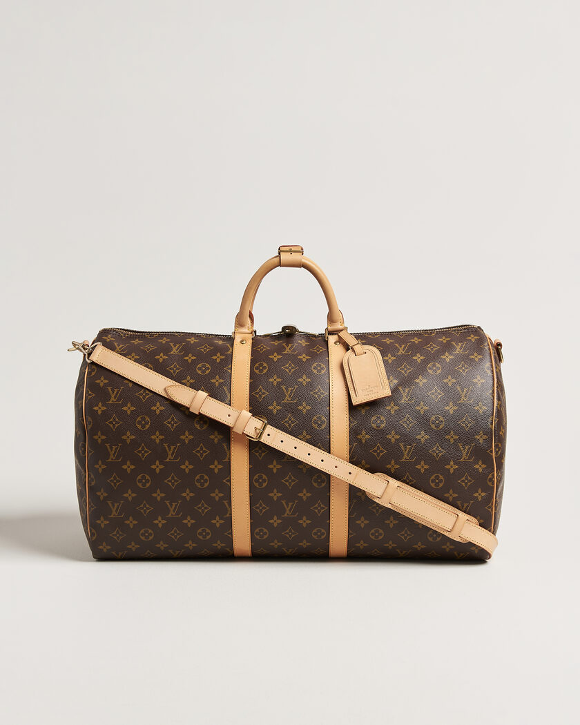 Louis Vuitton Pre-Owned Keepall 55 Bandouliére Monogram – Brun