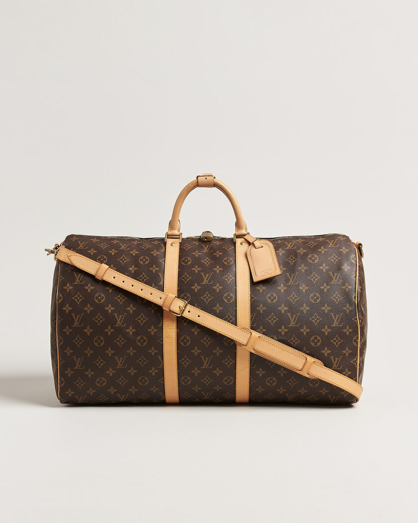Louis Vuitton Pre-Owned Keepall 55 Bandouliére Monogram – Brun