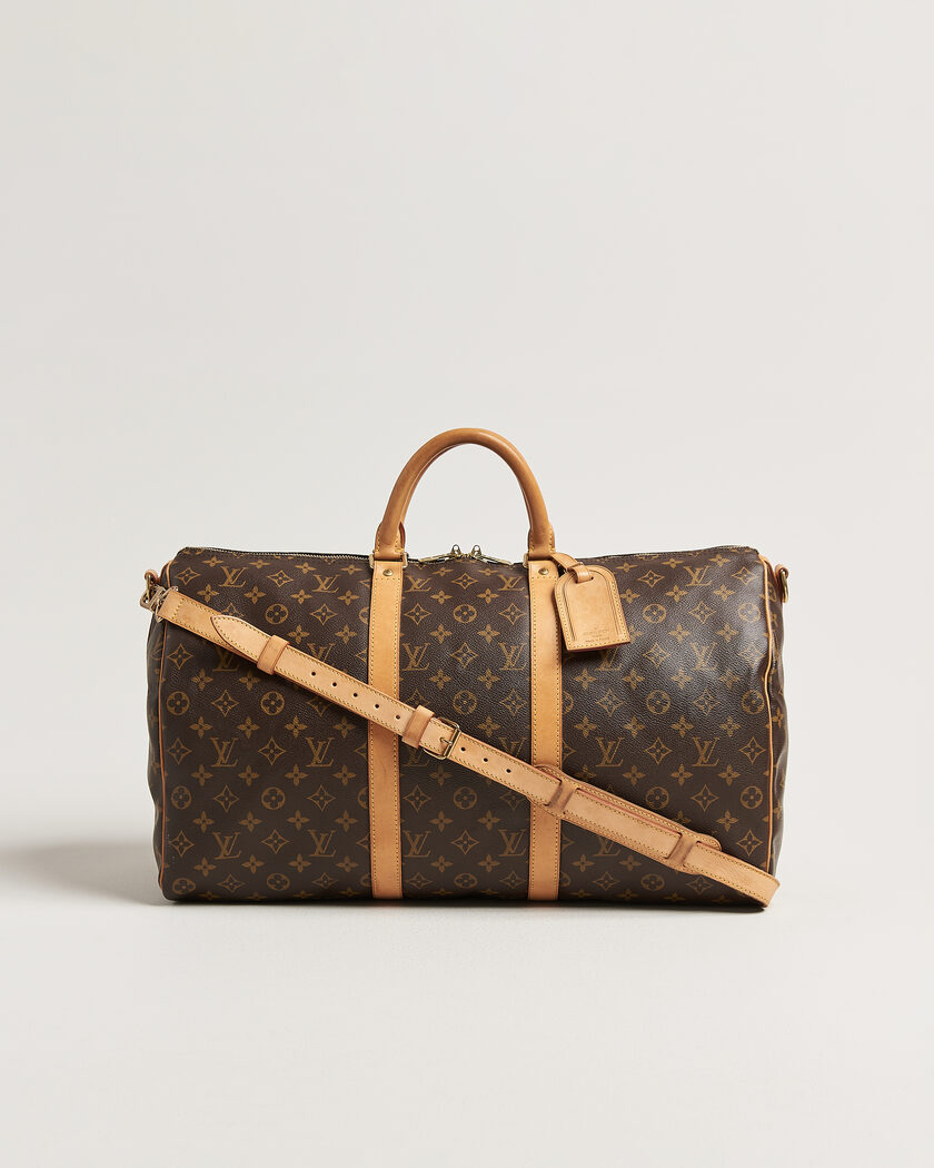 Louis Vuitton Pre-Owned Keepall 50 Bandouliére Monogram – Brun