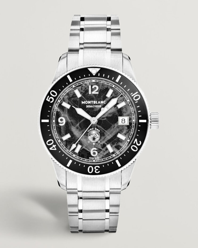 Montblanc Iced Sea Automatic Date 0 Oxygen Black – Svart