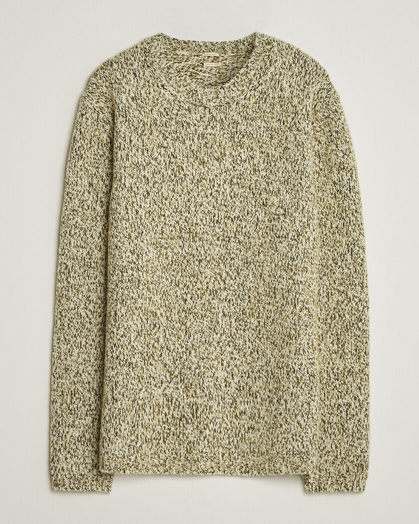 Massimo Alba Chad Mouline Sweater Olive – Grønn