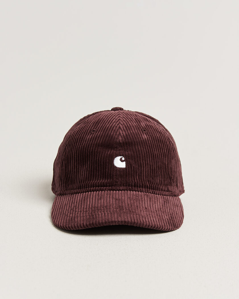 Carhartt WIP Harlem Cord Cap Amarone – Rød