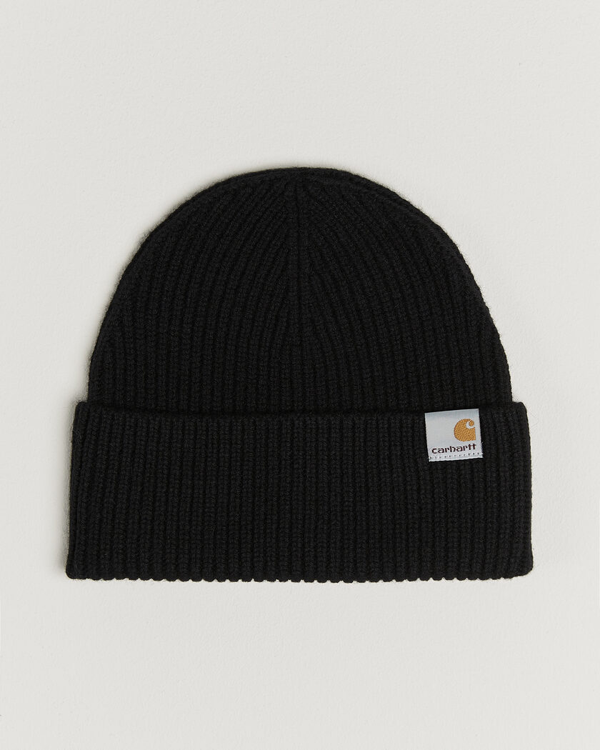 Carhartt WIP Gabe Wool/Cashmere Beanie Black – Svart